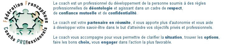 Valeurs du Coach Professionnel